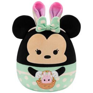 Disney Squishmallows 8-in Minnie Mouse with Bunny Ears, NWT